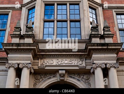 Catasto Ufficio di testa di Lincolns Inn Fields Holborn, Londra Foto Stock