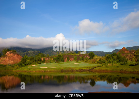 Thailandia Phuket, Montagna Rossa Campo da Golf Foto Stock