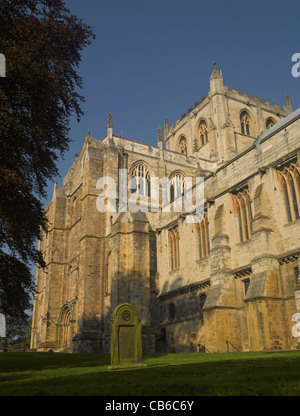 Ripon Cathedral in estate North Yorkshire Inghilterra Regno Unito GB Gran Bretagna Foto Stock