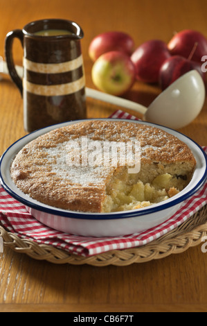 Vigilia budino di .tradizionale dessert apple Foto Stock