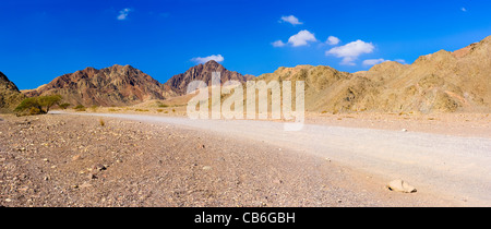 Mt. Rehaboam e Mt. Giosafat, Masiv Eilat riserva naturale, quartiere meridionale, Israele Foto Stock