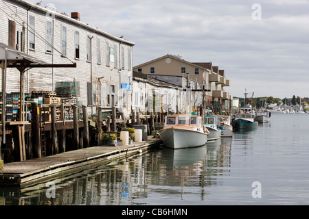 Maine: Portland vecchio quartiere di Porta Foto Stock