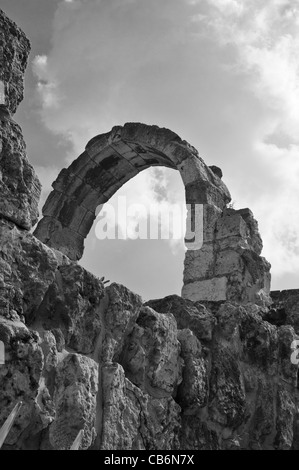 Antico arco a torre di Davide Museumr storia di Gerusalemme, capitale di Israele, Asia, Medio Oriente Foto Stock