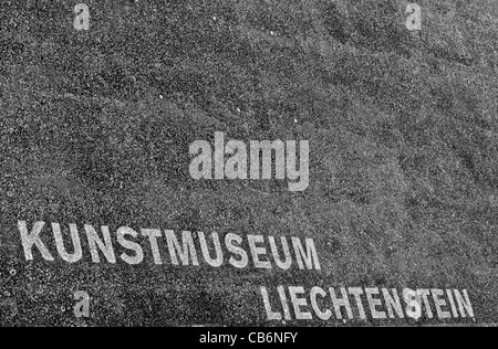 Il Liechtenstein Art Museum, Vaduz, Liechtenstein Foto Stock