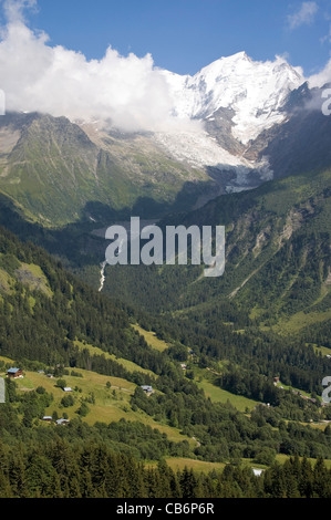 Elk196-1477v Francia, Alpi Mt Blanc da ovest Foto Stock