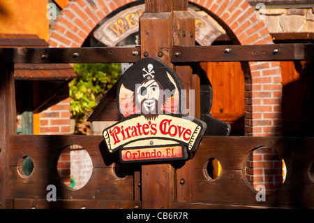 Orlando, Florida, Pirate's Cove Mini Golf attrazione turistica su International Drive Foto Stock