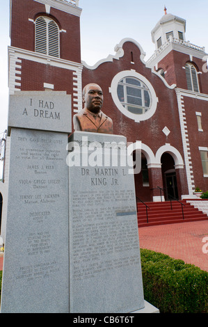 In Alabama, Selma, Cappella marrone AME Chiesa, punto di partenza del 1965 Selma a Montgomery diritti di voto di marzo Foto Stock