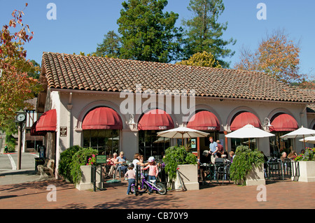 Il Depot Bookstore & Cafe Ristorante Bar California Stati Uniti Foto Stock