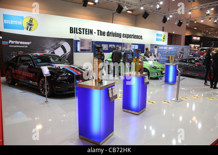 BILSTEIN Tuning stand al Motor Show di Essen di Essen, in Germania, il 29 novembre 2011 Foto Stock