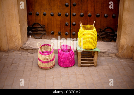 Le immagini del viaggio dal Marocco, principalmente a Marrakech, Essaouira e Rabat. Foto Stock