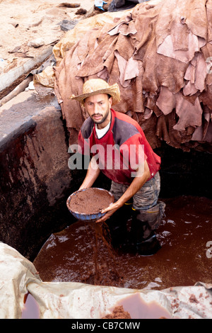 Le immagini del viaggio dal Marocco, principalmente a Marrakech, Essaouira e Rabat. Foto Stock