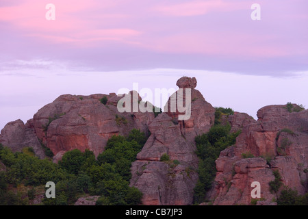 Le formazioni rocciose, Belogradchik, Vidin Provincia, Bulgaria Foto Stock