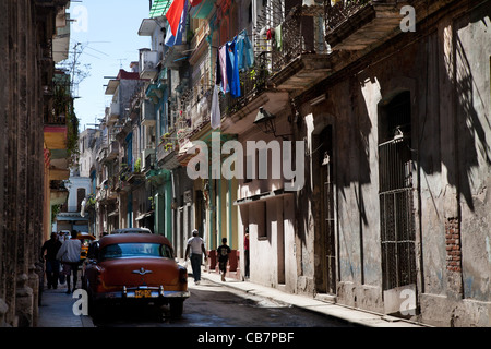 Scena di strada, Havana (La Habana, Cuba Foto Stock