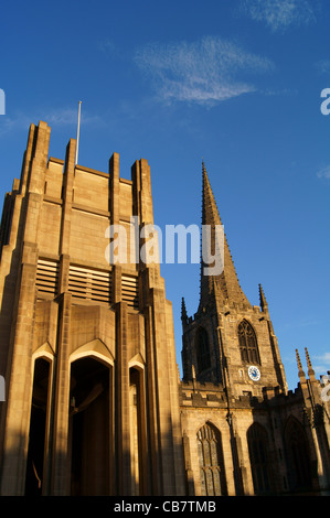 UK,South Yorkshire,Sheffield,Chiesa Cattedrale di San Pietro e di San Paolo Foto Stock
