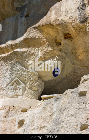 Uspensky Grotta monastero, Crimea, Ucraina Foto Stock
