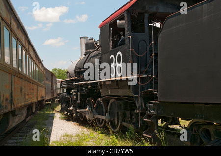 In Alabama, Calera, cuore di Dixie membro Railroad Museum Foto Stock