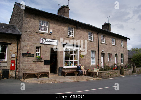 Ponte Dunsop, centro della Gran Bretagna nei pressi di Newton, foresta di Bowland, Lancashire, Inghilterra Foto Stock