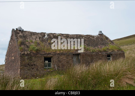 Edificio, Croft House, abbandonate la rovina Foto Stock