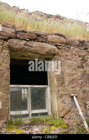 Edificio, Croft House, abbandonate la rovina Foto Stock