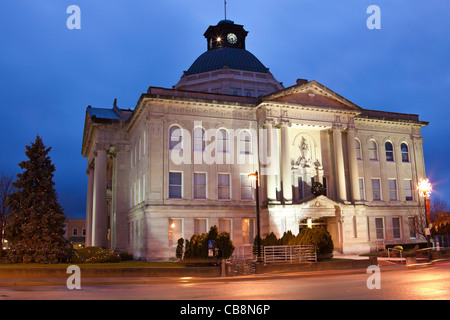 Boone County Courthouse storico in Libano, Indiana Foto Stock