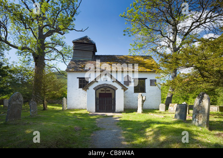 St Mary's Chapel, Capel-y-ffin. La Montagna Nera. Parco Nazionale di Brecon Beacons. La contea di Powys. Il Galles. Regno Unito. Foto Stock