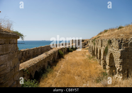 Il Seddulbahir fort sulla penisola di Gallipoli attaccata come parte della campagna 1915 nella prima guerra mondiale,Turchia Foto Stock