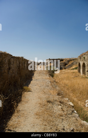 Il Seddulbahir fort sulla penisola di Gallipoli attaccata come parte della campagna 1915 nella prima guerra mondiale,Turchia Foto Stock