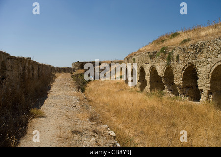 Il Seddulbahir fort sulla penisola di Gallipoli attaccata come parte della campagna 1915 nella prima guerra mondiale,Turchia Foto Stock