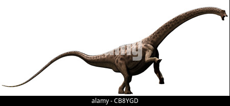 Diplodocus era un genere di dinosauri sauropodi diplodocidi, i cui fossili sono stati scoperti per la prima volta nel 1877 Foto Stock