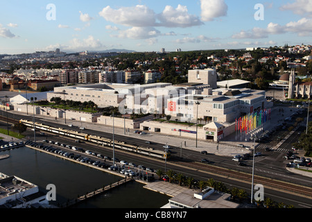 Il Centro Culturale di Belem (Centro Cultural de Belem) a Lisbona, Portogallo. Foto Stock