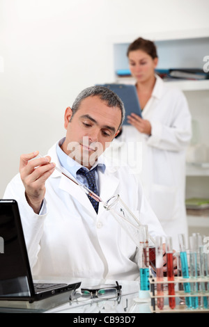 Scienziati Foto Stock