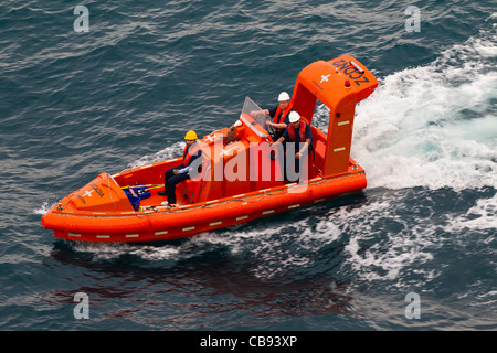 Un rapido mezzo di salvataggio Foto Stock