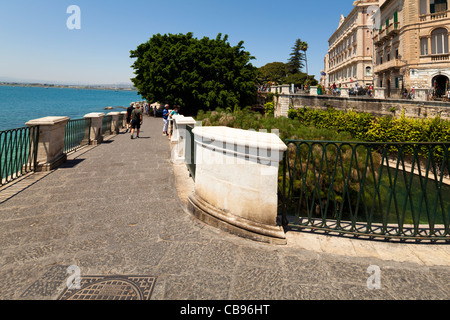 Lungomare di Siracusa Foto Stock