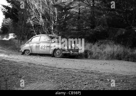 Saab 96 Sport Rally Car Foto Stock