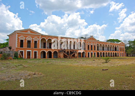 Hacienda dei Tabi rovine, Ruta Puuc, Yucatan, Messico Foto Stock