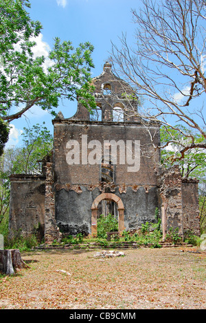 Hacienda dei Tabi rovine, Ruta Puuc, Yucatan, Messico Foto Stock