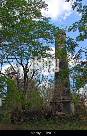 Hacienda dei Tabi rovine, Ruta Puuc, Yucatan, Messico Foto Stock