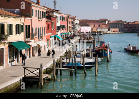 Venezia - Canal Grande di Murano Foto Stock