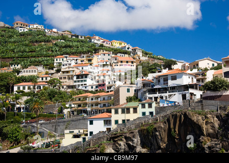 Churchill's Place Restaurant, Camara de Lobos, vicino a Funchal, Madeira Foto Stock