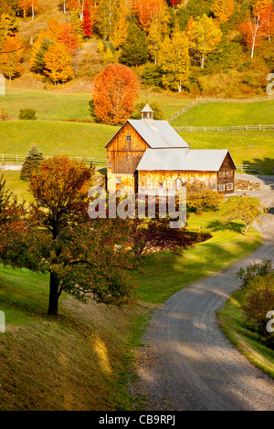 Bella di Sleepy Hollow Farm in autunno, Woodstock Vermont - USA Foto Stock