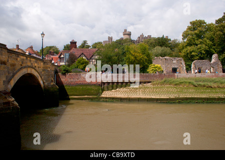 Castello di Arundel, West Sussex, in Inghilterra Foto Stock