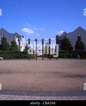 Arco di angeli, Portishead Marina, Regno Unito Foto Stock