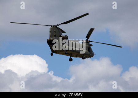 Boeing elicottero Chinook a Farnborough Airshow internazionale, Luglio 2010 Foto Stock