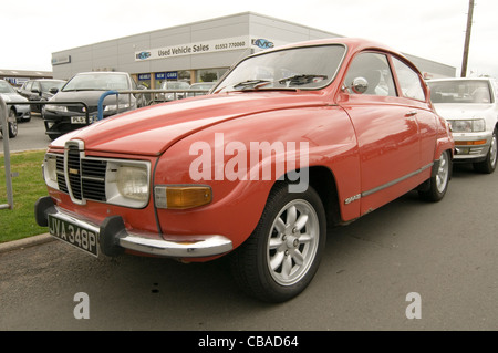 Saab 96 classiche svedese auto automobili svezia Foto Stock