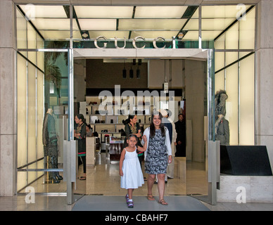 Gucci Rodeo Drive boutique negozi di Beverly Hills Los Angeles California Stati Uniti Foto Stock