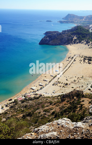 Spiaggia,Tsampika,Rodi Foto Stock