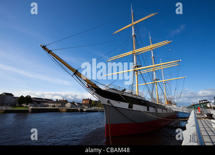 Glenlee Tall Ship, ormeggiato al Riverside Museum, Anderston, Glasgow, Scozia, Foto Stock