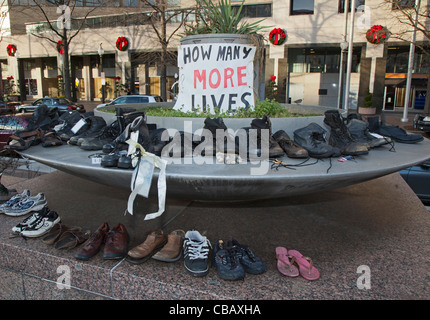 Washington, DC - Il occupano Washington DC camp sulla libertà Plaza. Foto Stock