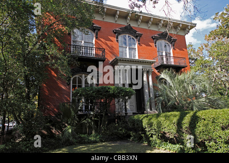 Williams Mercer House di Savannah, Georgia Foto Stock