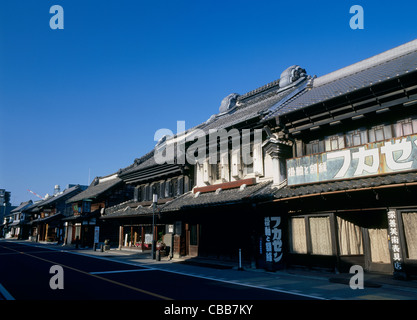 Kuradukuri Street, Kawagoe, Saitama, Giappone Foto Stock